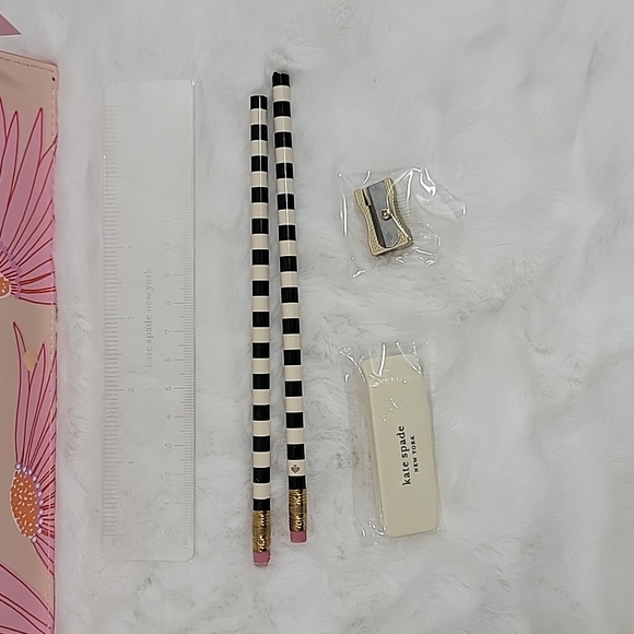 kate spade New York Falling Flower Pencil Pouch - Picture 3 of 6